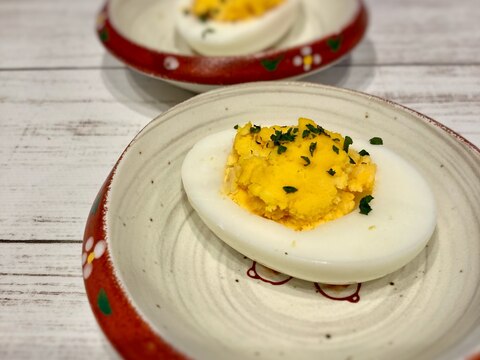 おつまみ・前菜にぴったり！粒ウニゆで卵